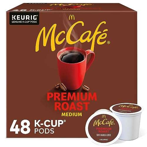 McCafe Premium Roast, Single-Serve Keurig K-Cup Pods, Medium Roast Coffee Pods Pods, 48 Count