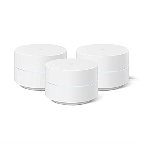 Google Wifi - AC1200 - Mesh WiFi System - Wifi Router - 4500 Sq Ft Coverage - 3 pack