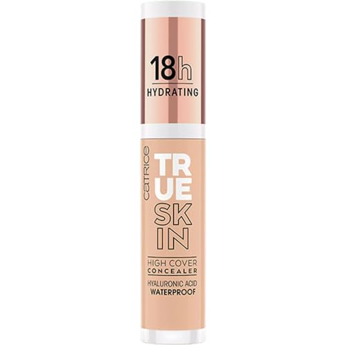 Catrice | True Skin High Cover Concealer (020 | Warm Beige) | Waterproof & Lightweight for Soft Matte Look | With Hyaluronic Acid & Lasts Up to 18 Hours | Vegan, Cruelty Free