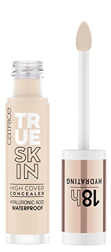 Catrice | True Skin High Cover Concealer (002 | Neutral Ivory) | Waterproof & Lightweight for Soft Matte Look | With Hyaluronic Acid & Lasts Up to 18 Hours | Vegan, Cruelty Free