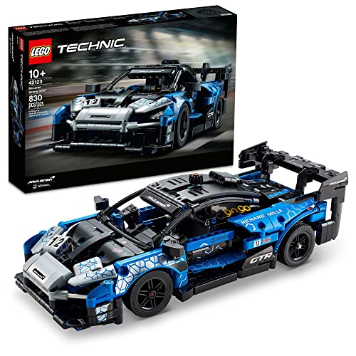 LEGO Technic McLaren Senna GTR 42123 Racing Sports Collectable Model Car Building Kit, Car Construction Toy, Gift Idea for Kids, Boys and Girls