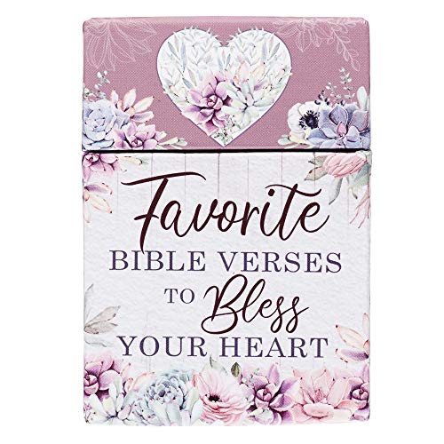 Favorite Bible Verses to Bless Your Heart, Inspirational Scripture Cards to Keep or Share (Boxes of Blessings)