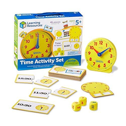 Learning Resources Time Activity Set + Sight Word Swat Game