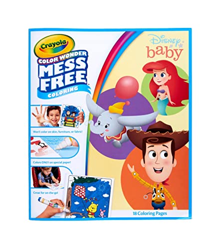 Crayola Color Wonder Disney Baby Characters, Mess Free Coloring Pages, Gift for Kids, Age 3, 4, 5, 6