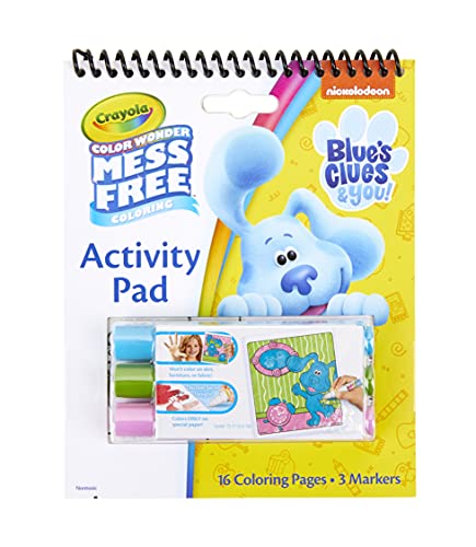 Crayola Blues Clues Color Wonder Activity Pad, Mess Free Coloring, Gift for Kids