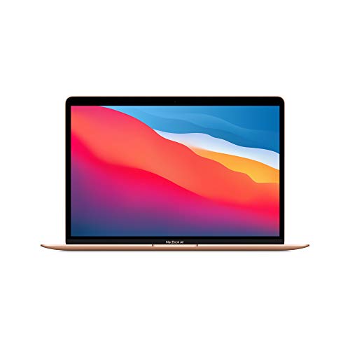 Apple 2020 MacBook Air Laptop M1 Chip, 13” Retina Display, 8GB RAM, 256GB SSD Storage, Backlit Keyboard, FaceTime HD Camera, Touch ID. Works with iPhone_iPad; Gold