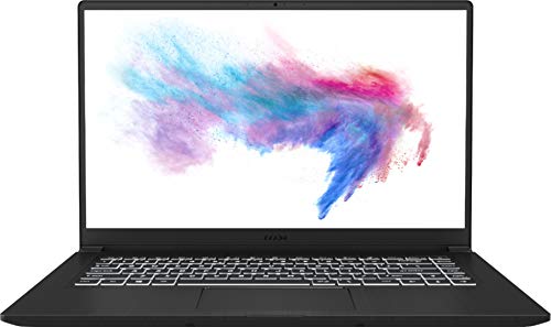 MSI Modern 15 A10M Ultra Thin and Light Professional 15.6" FHD IPS LED Backlit Laptop, Intel i5-10210U, 16GB DDR4, 512GB PCIe SSD, HDMI, Webcam, Backlit Keyboard, Windows 10, Black, TWE Accessory