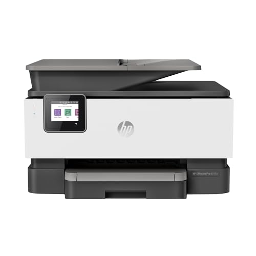 HP OfficeJet Pro 9015e Wireless Color All-in-One Printer with bonus 6 months Instant ink with HP+ (1G5L3A),Gray