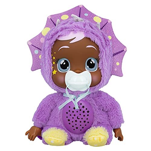 Cry Babies Goodnight Starry Sky Phoebe - 12" Sleepytime Baby Doll | Plays 5 Lullabies and Night Light Starry Sky Projection