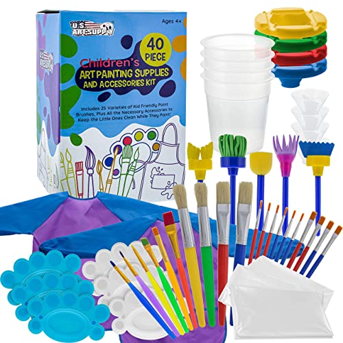 U.S. Art Supply 40-Piece Children