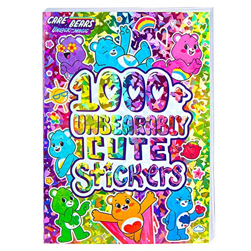 Fashion Angels Care Bear 1000+ Unbearably Cute Stickers for Kids, Fun Craft , Scrapbooks, Planners, Gifts and Rewards, 40-Page Sticker Book for Ages 6 and Up