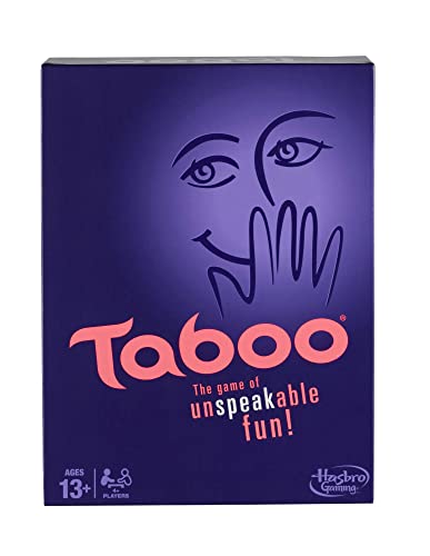 Taboo Board Game, Guessing Game for Families and Kids Ages 13 and Up, 4 or More Players