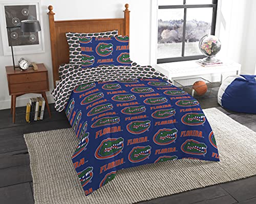 Northwest NCAA Florida Gators Unisex-Adult Bed in a Bag Set, Queen, Rotary