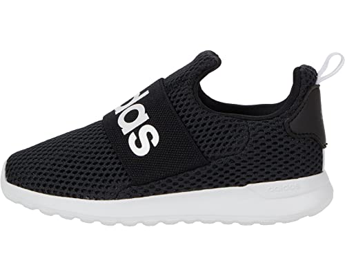 adidas Baby Lite Racer Adapt 4.0 Running Shoe, Black_Black_White, 5 US Unisex Infant