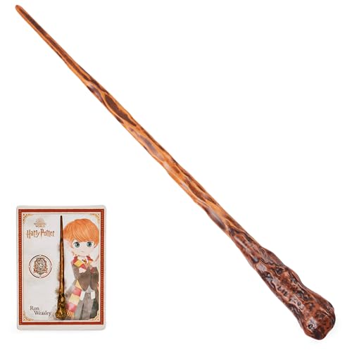 Wizarding World Harry Potter, 12-inch Spellbinding Ron Weasley Magic Wand with Collectible Spell Card, Kids Toys for Ages 6 and up