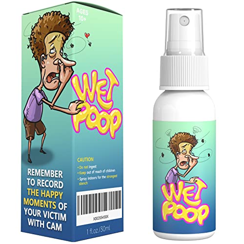 Potent Wet Poop - Highly Concentrated Fart Spray - Extra Strong Stink - Prank Stuff & Joke Toys for Adults or Kids - Non Toxic