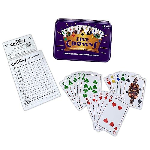 Playmonster SET Family Games Five Crowns 25th Anniversary Tin (SME4156)