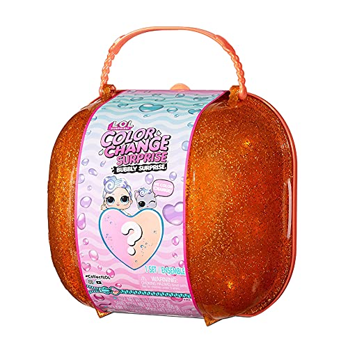 L.O.L. Surprise! Color Change Bubbly Surprise Orange with Exclusive Doll & Pet