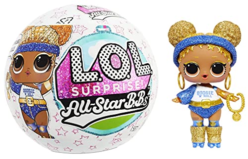 L.O.L. Surprise! All-Star Sports Series 4 Summer Games Sparkly Collectible Doll with 8 Surprises, Accessories, Gift for Kids, Toys for Girls and Boys Ages 4 5 6 7+ Years Old, (Styles May Vary)