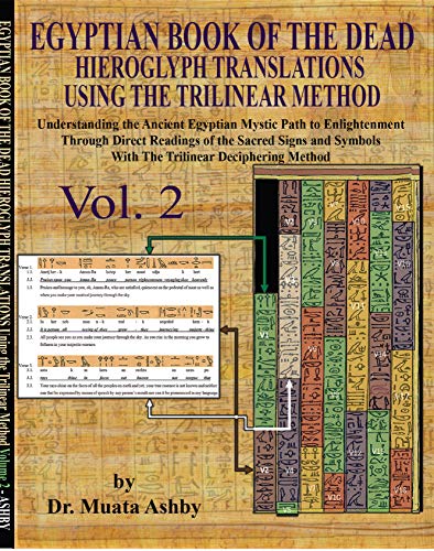 Egyptian Book of the Dead Hieroglyph Translations Using The Trilinear Method Vol. 2: Understanding the Mystic Path to Enlightenment Through Trilinear Translation Method