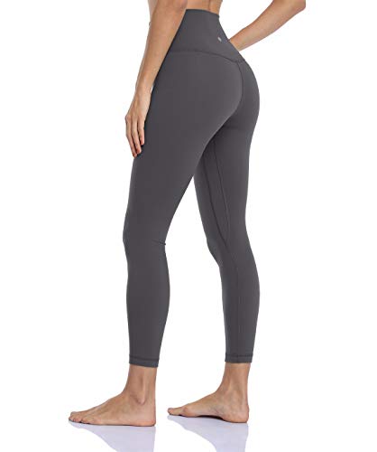 HeyNuts Essential 7_8 Leggings High Waisted Yoga Pants for Women, Soft Workout Pants Compression Leggings with Inner Pockets Graphite Grey_25