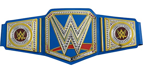 Mattel WWE Championship Title, Leather-like Belt with Medallions & Adjustable Feature that Fits Waists of Kids 8 Year & Up