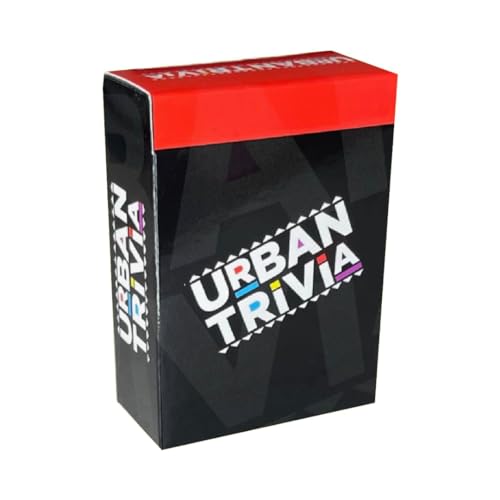 Urban Trivia Game - Black Card Game for The Culture! Fun Trivia on Black TV, Movies, Music, Sports, & Growing Up Black! Great Trivia for Adult Game Nights and Family Gatherings