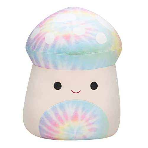 Squishmallows Original 14-Inch Kervena Tie-Dye Mushroom - Large Ultrasoft Official Jazwares Plush