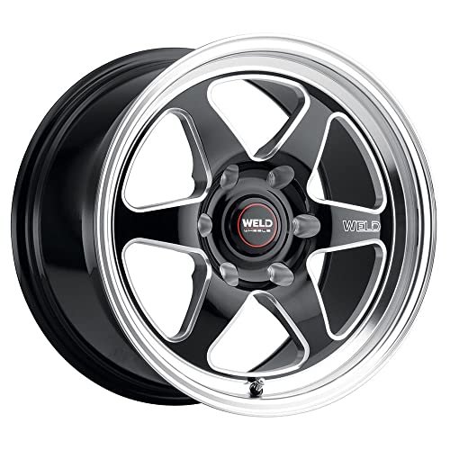 Weld - S156 17x7 Ventura 6 Drag 6x139.7 ET00 BS4.00 Gloss BLK MIL DIA 106.1 (S15677084P00)