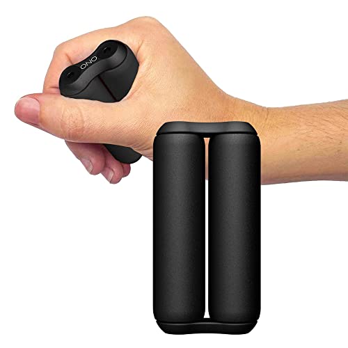 ONO Roller - Handheld Fidget Toy for Adults | Help Relieve Stress, Anxiety, Tension | Promotes Focus, Clarity | Compact, Portable Design (Junior Size_ABS Plastic, Black)