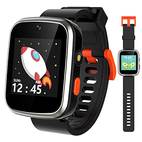 Kids Smart Watch for Boy, Toys for 3-10 Year Old Boys 1.54" HD Touchscreen Toddler Watch with Dual Camera, Games, Music Player, Pedometer Kids Watches Toys Birthday Gifts for Boys Ages 5 6 7 8