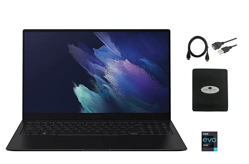 SAMSUNG Galaxy Book Pro 15.6" Laptop Computer, Intel Evo Platform Intel 11th Gen Core i7-1165G7 Up to 4.7 GHz, 16GB RAM, 1TB PCIe SSD, Intel Iris Xe Graphics, Win 10, Mystic Blue w_Accessories