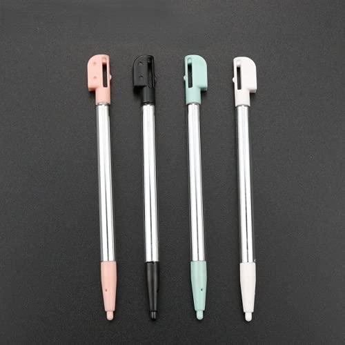 Niegamey Retractable Metal Touch Stylus Pen Replacement for Nintendo NDS DS Lite DSL NDSL Game (Black)