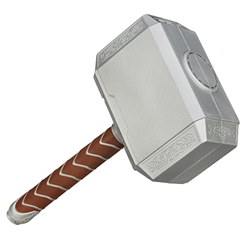 Marvel Thor Battle Hammer Role Play Toy, Weapon Accessory Inspired by The Comics Super Hero, 5+ Years (Amazon Exclusive)