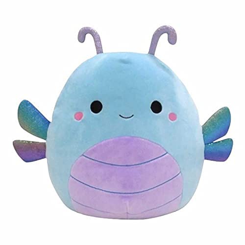 Squishmallows Official Kellytoy Plush 8 Inch Squishy Soft Plush Toy Animals (Heather Dragonfly)