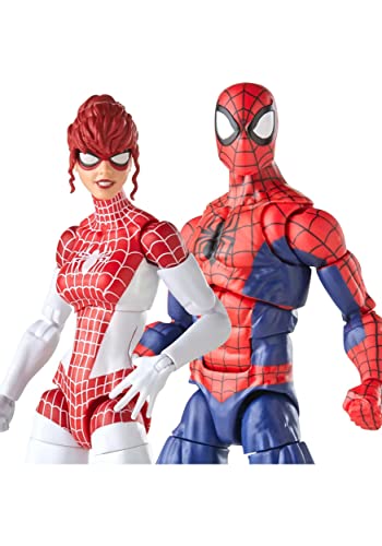 Spider-Man Marvel Legends Series 6-inch and Spinneret Action Figure 2-Pack, Includes 10 Accessories