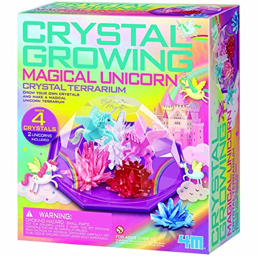 4M Magical Unicorn Crystal Growing Terrarium