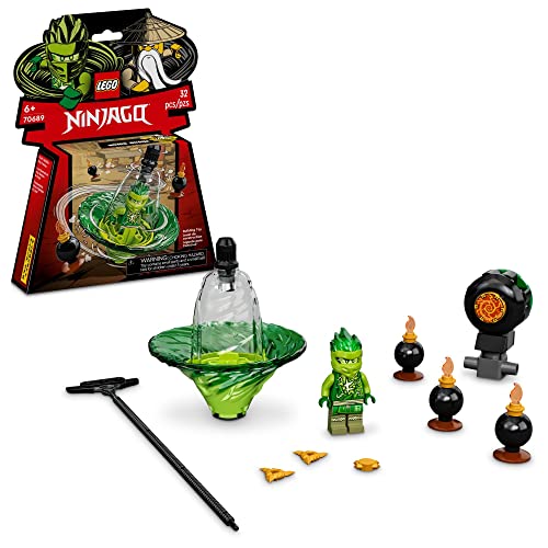 LEGO NINJAGO Lloyd’s Spinjitzu Ninja Training 70689 Spinning Toy Building Kit with NINJAGO Lloyd; Toy for Kids Aged 6+ (32 Pieces)