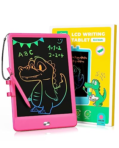 KOKODI LCD Writing Tablet, 8.5 Inch Toddler Doodle Board Drawing Tablet, Erasable Reusable Electronic Drawing Pads, Educational and Learning Toy for 3-6 Years Old Boy and Girls