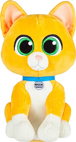 Mattel Disney and Pixar Lightyear Sox Plush Cat Toy with Sound, 9-inch Mission Pal Robot Soft Doll Inspired by Character