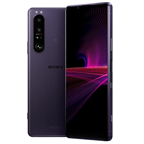 Sony Xperia 1 III 256GB 5G Factory Unlocked Smartphone, Violet [U.S. Official w_Warranty]