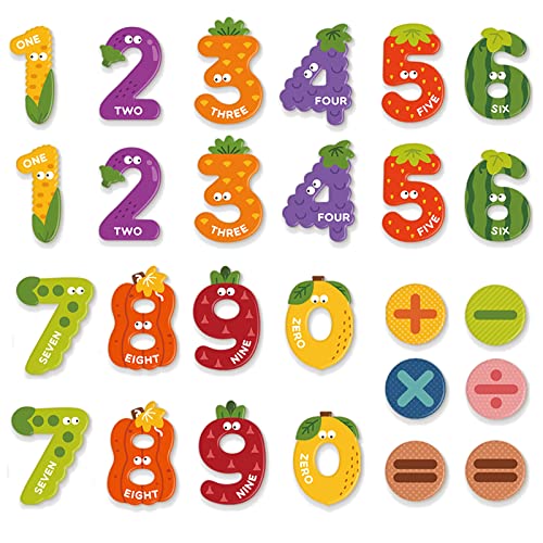 Mideer Magnetic Letters Numbers, Preschool Learning & Educational Toys for 3 Year Old, Jumbo Fridge Alphabet Magnets for Kids, ABC Magnets Refrigerator Magnets Toys for Toddlers