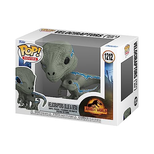 Funko POP Pop | Buddy: Jurassic World Dominion - Blue & Beta, Multicolor, 62223