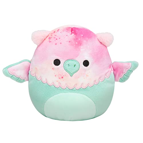 Squishmallows Original 14-Inch Gala Teal and Pink Griffin - Large Ultrasoft Official Jazwares Plush