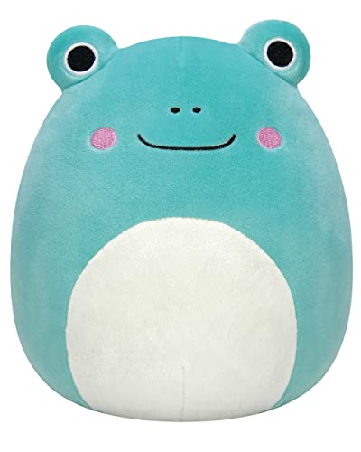 Squishmallows Original 12-Inch Ludwig Teal Frog with Mint Green Belly - Medium-Sized Ultrasoft Official Jazwares Plush