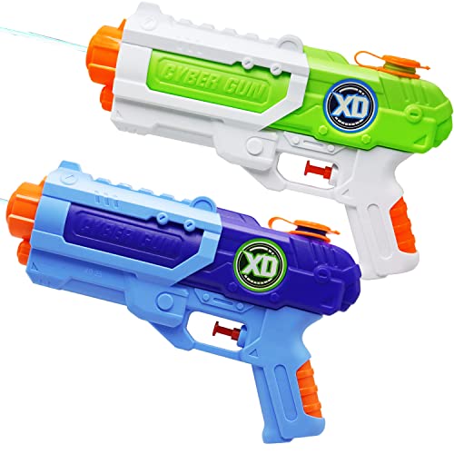 Water Guns for Kids Adults - 2 Pack Super Squirt Gun Blaster Soaker Long Range,300CC High Capacity, Outdoor Summer Swimming Water Fighting Toy for Kids Adults Boy Girl Pool Beach