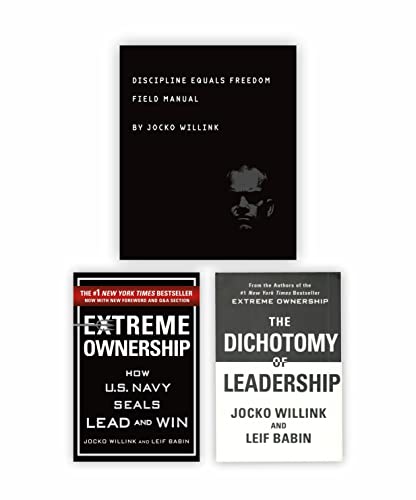 Jocko Willink Collection 3 Books Set (Extreme Ownership, Dichotomy Of Leadership And Discipline Equals Freedom)