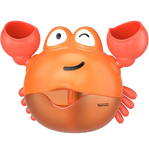 KINDIARY Crab Bath Bubble Maker for Baby, Toddlers 1-3, Infants, Kids