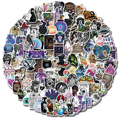 150 Pcs Witchy Stickers,Apothecary Aesthetic Waterproof Stickers,Vinyl Stickers for Water Bottle,Laptop,Phone,Skateboard Stickers for Teens