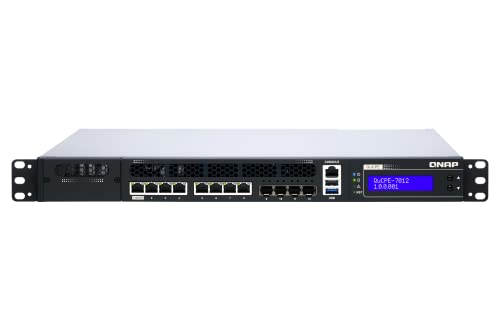 QNAP QuCPE-7012-D2146NT-32G-US Network Virtualization Premises Equipment with an Intel® Xeon D Processor Suitable for Enterprise VNF and SD-Wan Solution (Diskless)